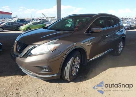 2015 Nissan Murano Sl из США, поврежденный, VIN 5N1AZ2MGXFN287447